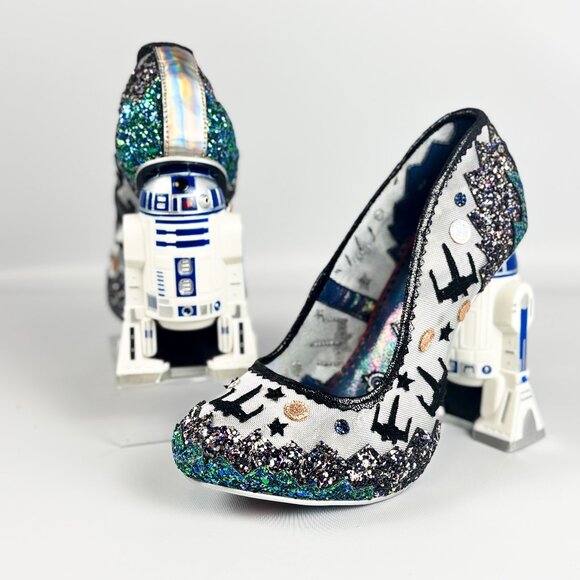 Irregular Choice x Star Wars Battle with Artoo R2D2 Heels Size 6.5 - Picture 1 of 11